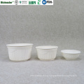 Biodegradable Recyclable Eco-Friendly  Cornstarch Round Bowl Alternative to Paper and Plastic